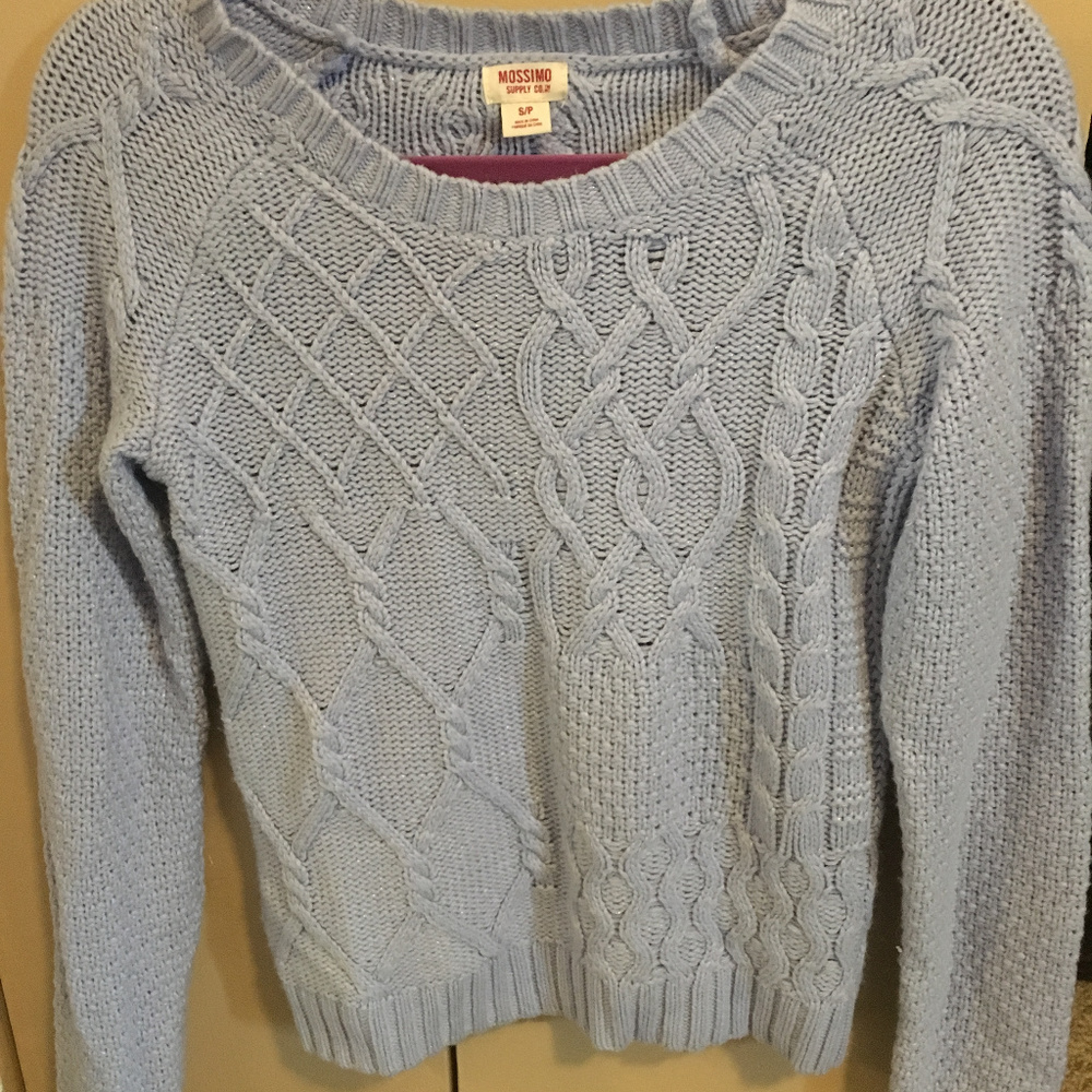 Lilac Mossimo Knit Sweater